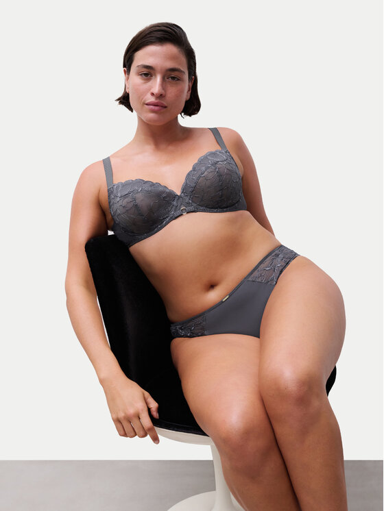 Chantelle Chantelle Σουτιέν με μπανέλα Fleurs C12M10 Γκρι