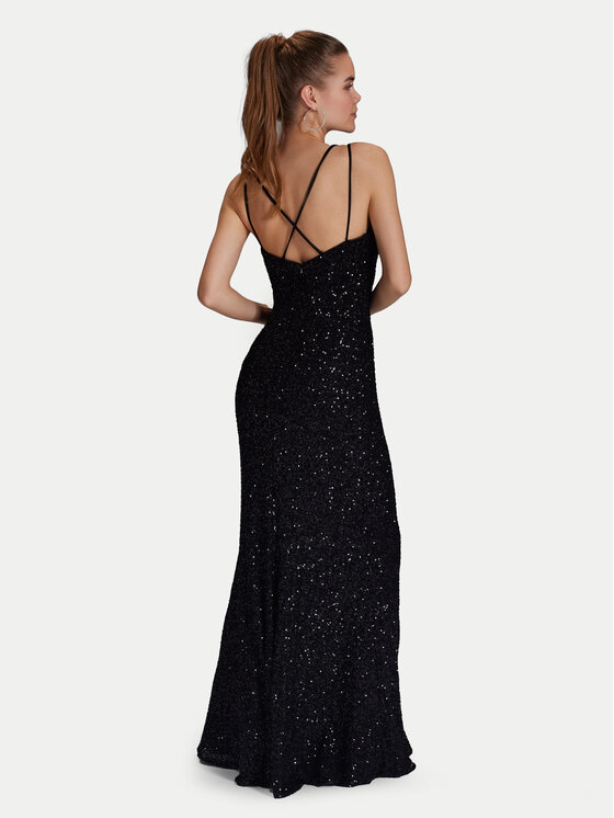 Hey Kyla Hey Kyla Rochie de seară 5AI063HK Negru Regular Fit