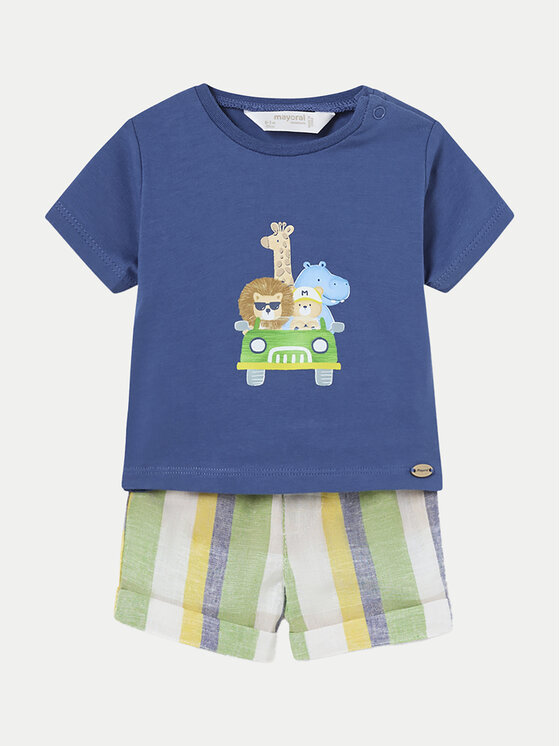Mayoral Mayoral Set majica i hlače 1223 Šarena Regular Fit