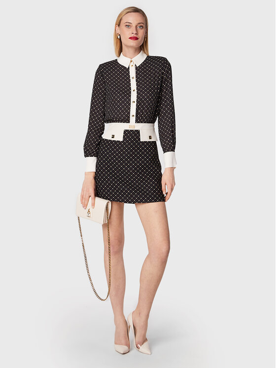 Vestito chemisier AB-307-27E2-V495 Nero Regular