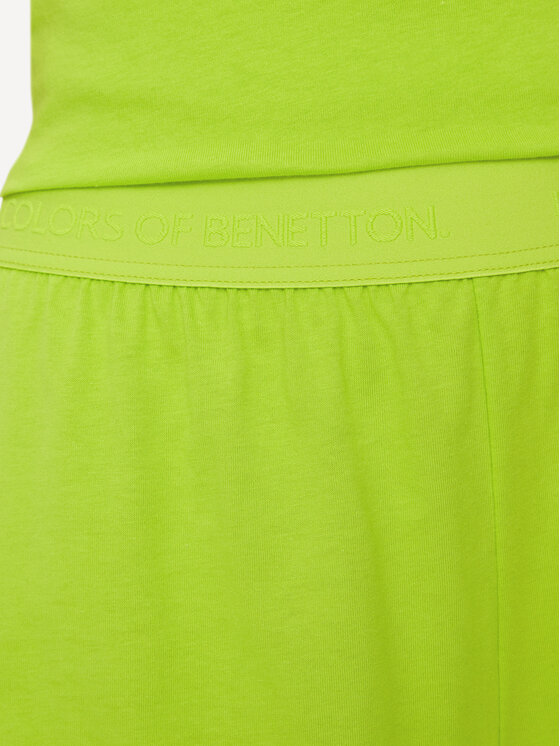 United Colors Of Benetton United Colors Of Benetton Pyjamashorts 30963900F Grün Regular Fit