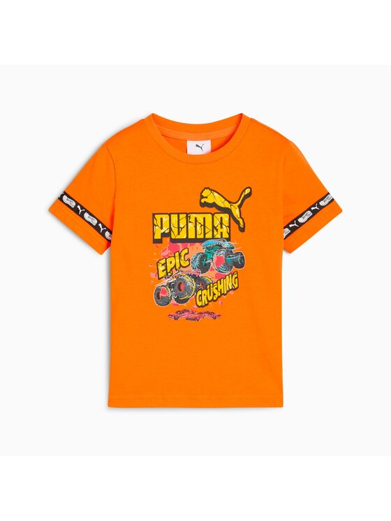 Puma Puma T-Shirt 632395 Pomarańczowy Regular Fit