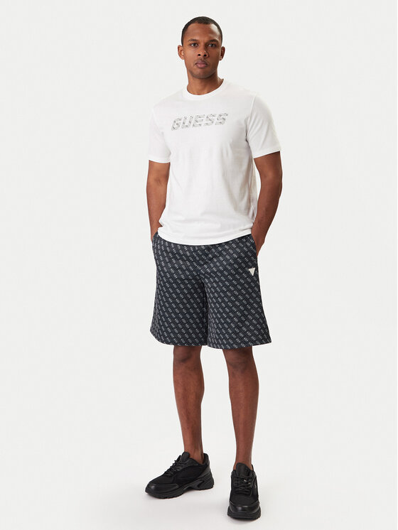 Guess Guess Спортни шорти Z4YD03 K7122 Черен Regular Fit