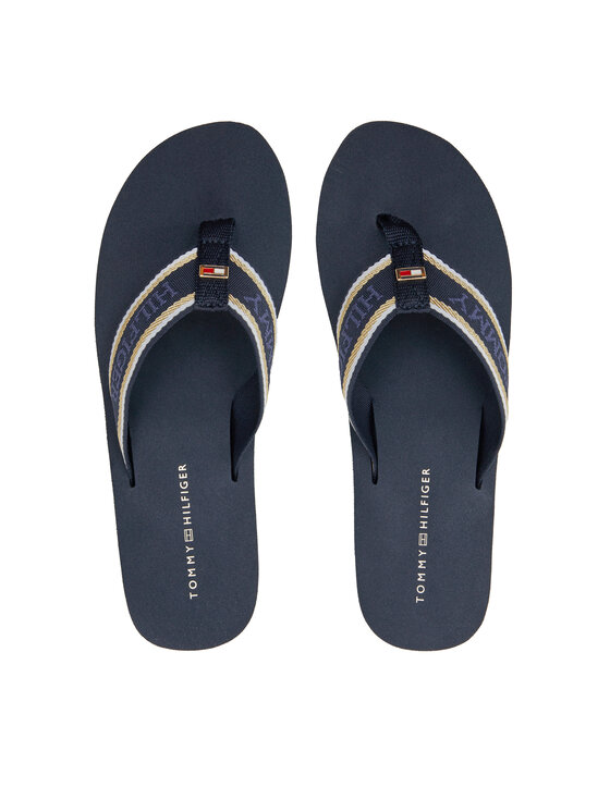 Tommy Hilfiger Infradito Im Platform Beach Sandal FW0FW08236 Blu scuro, taglia : 41