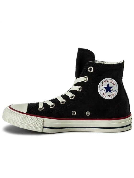 Converse Sneakers aus Stoff Ctas Hi 157607C Schwarz