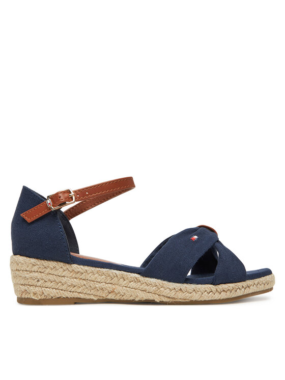 Espadrile Tommy Hilfiger T3A7-33801-0048 S Bleumarin