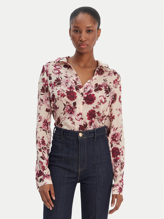 Guess Guess Särk W6RH73 WDW82 Beež Regular Fit