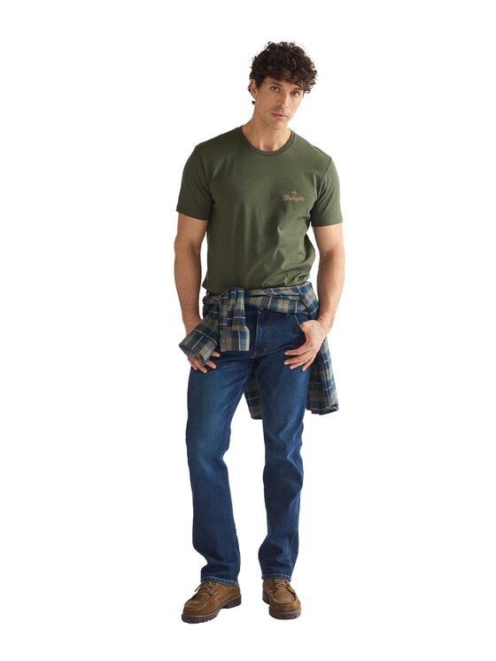 Wrangler Wrangler Jeansy 112386846 Niebieski Regular Fit