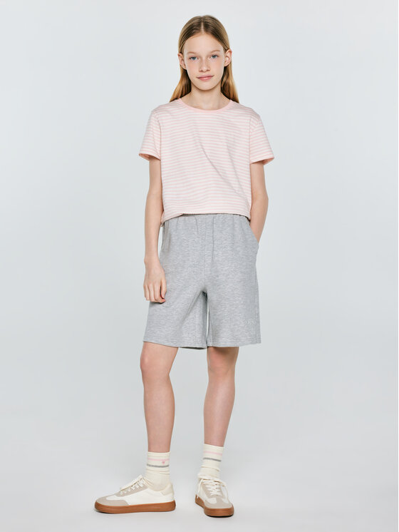 BIG STAR BIG STAR Szorty materiałowe ANIDA Szary Comfort Fit