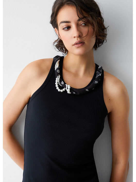 Liu Jo Liu Jo Top UA6354J4822P9713 Nero Regular Fit