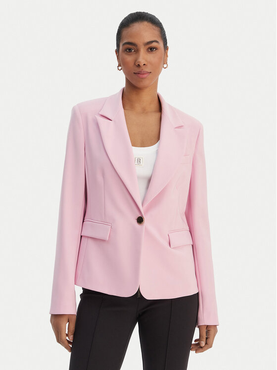 Fracomina Fracomina Giacca da abito FR26SJ1001W42901 Rosa Regular Fit