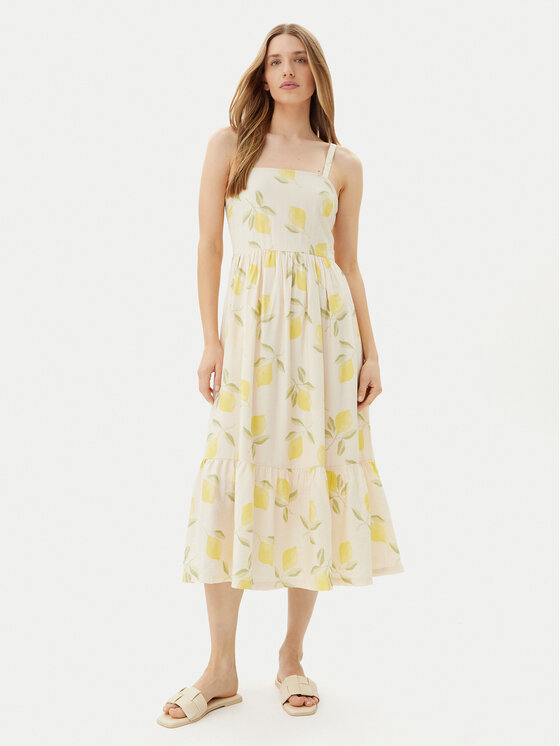 ONLY ONLY Nyári ruha Eve 15350884 Bézs Regular Fit
