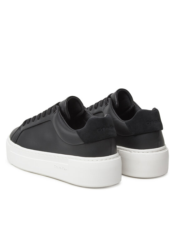 Calvin Klein Calvin Klein Sneakersy Ff Cupsole Lace Up Lth HW0HW02570 Czarny