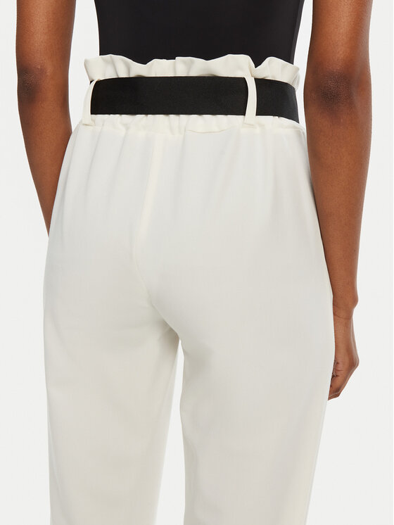 Rinascimento Rinascimento Stoffhose CFC0122382003 Écru Regular Fit