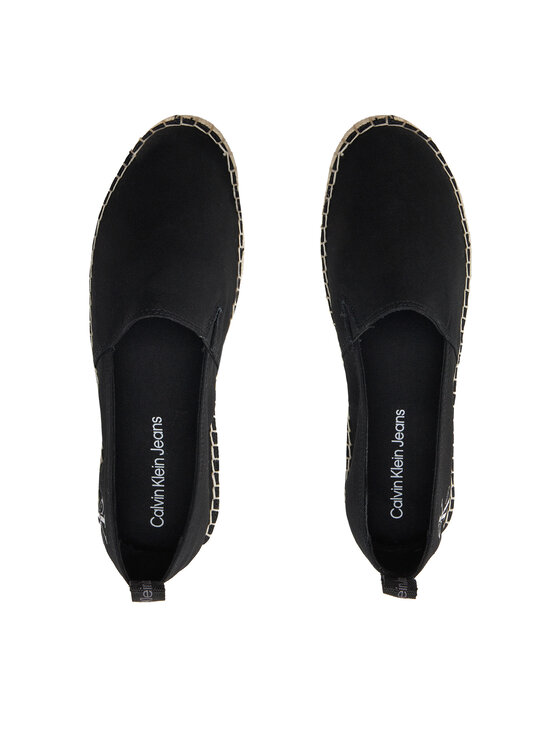 Calvin Klein Jeans Calvin Klein Jeans Espadryle Platform Espadrille Ml Btw YW0YW01378 Czarny