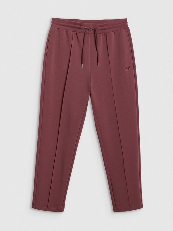 4F 4F Pantaloni da tuta 4FRSS26TTROM1856-60S Rosso Regular Fit