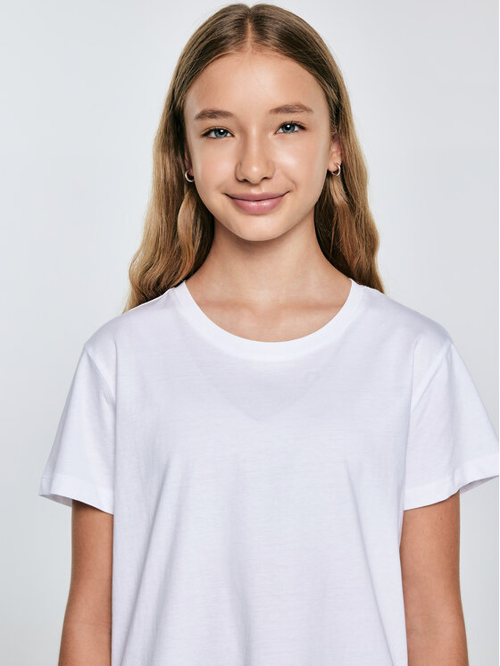 BIG STAR BIG STAR T-Shirt BASSECA Biały Basic Fit