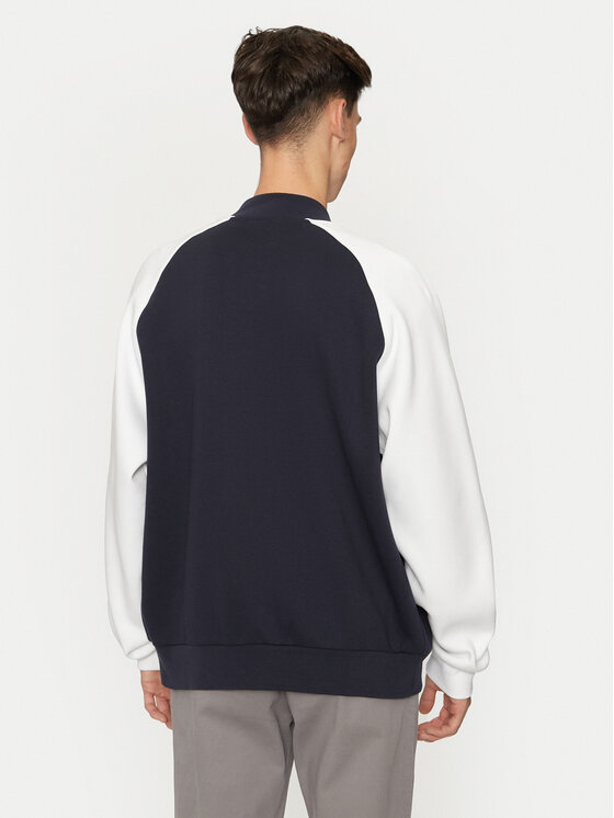Champion Champion Majica dugih rukava 220443 Tamnoplava Loose Fit