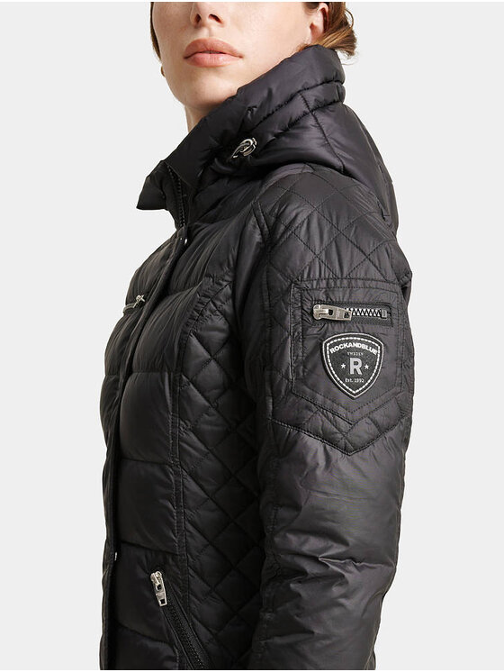 ROCKANDBLUE ROCKANDBLUE Vatovaná bunda 22100-302089900 Černá Slim Fit