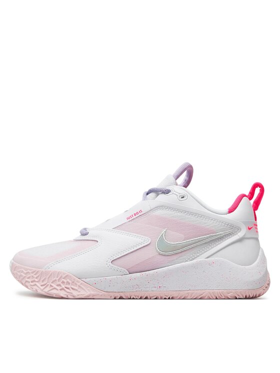 Nike Nike Обувки за зала Air Zoom Hyperace 3 Se HF3239 100 Бял
