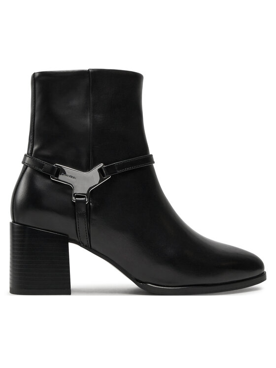 Calvin Klein Členková obuv Ankle Boot 55 HW0HW02095 Čierna