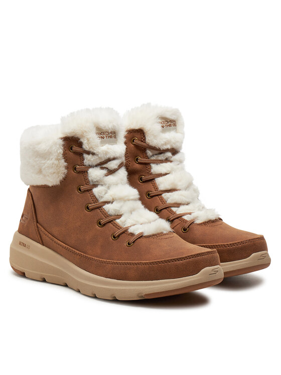 Skechers Skechers Ботильйони Glacial Ultra - Wonderland 144202 Коричневий