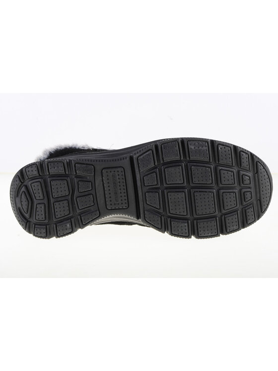 Skechers Skechers Śniegowce Easy Going-High Zip Czarny