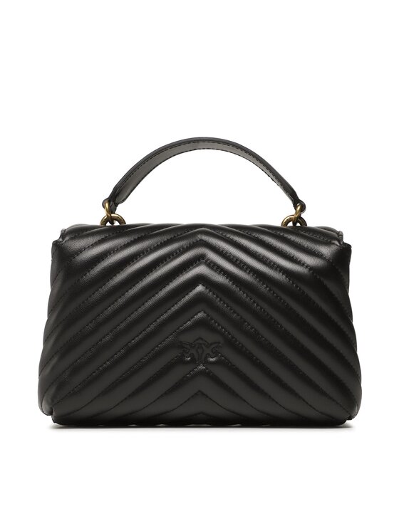 PINKO Pinko Handtasche Love Lady Puff Mini Cl PE 23 PLTT 100044 A0GK Schwarz