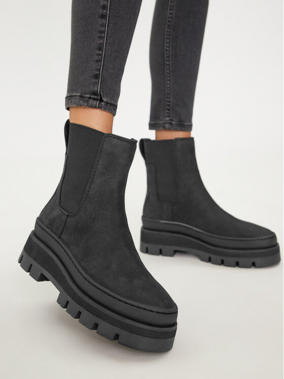 Clarks Clarks Kotníková obuv s elastickým prvkem Orianna2 Top 261740674 Černá
