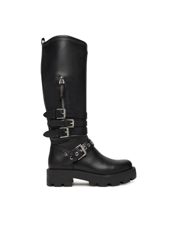 Guess Guess Ботуши FLFYNK ELE11 Черен