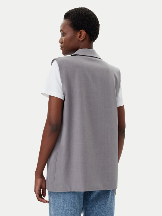 ONLY ONLY Mellény Marine 15338353 Szürke Straight Fit