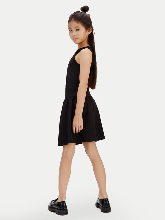 Calvin Klein Calvin Klein Φούστα Punto Milano LVCKSJC20G Μαύρο Regular Fit