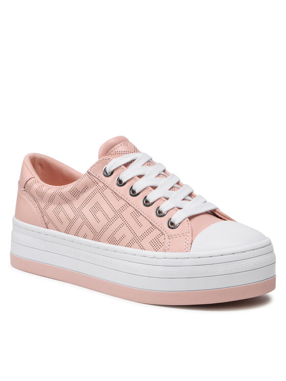 Guess Guess Sneakers aus Stoff Bells3 FL5B3L ELE12 Rosa