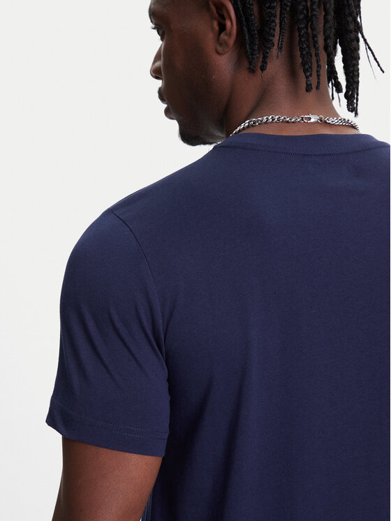 Kappa Kappa T-shirt Logo Korpo Cafers 304J150 Ljubičasta Slim Fit