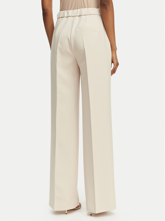 Maryley Maryley Παντελόνι υφασμάτινο 26EB598/43LA Μπεζ Regular Fit