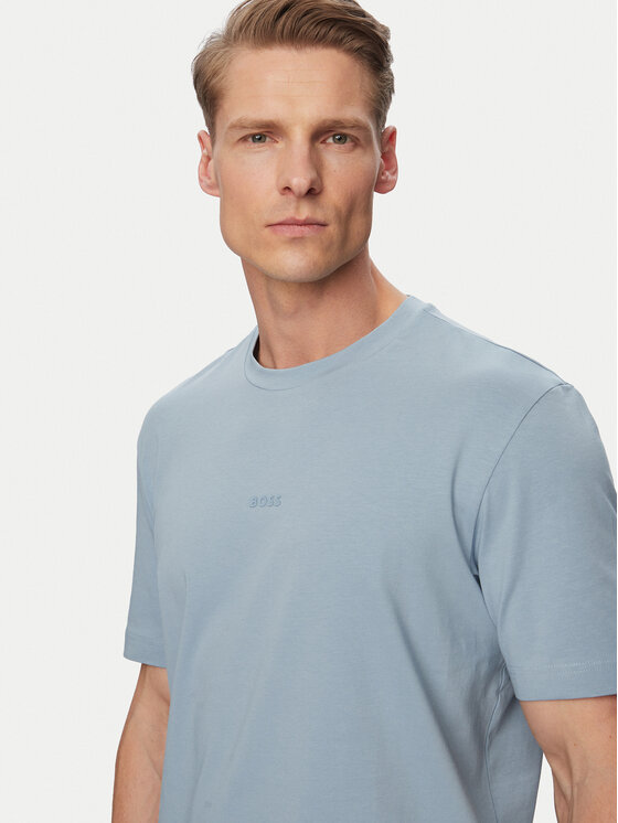 BOSS BOSS T-Shirt Tchup 50473278 Hellblau Relaxed Fit