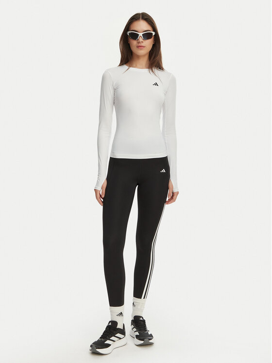 adidas adidas Funkční tričko Power Essentials Workout Contour KD2211 Bílá Slim Fit