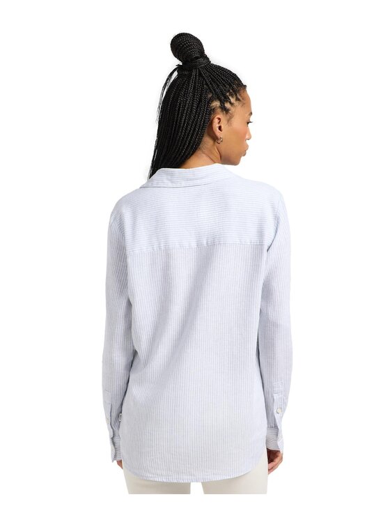 Lee Lee Koszula 112363628 Niebieski Regular Fit