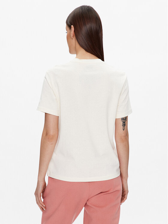 Mustang Mustang T-Shirt Alina 1013388 Εκρού Regular Fit