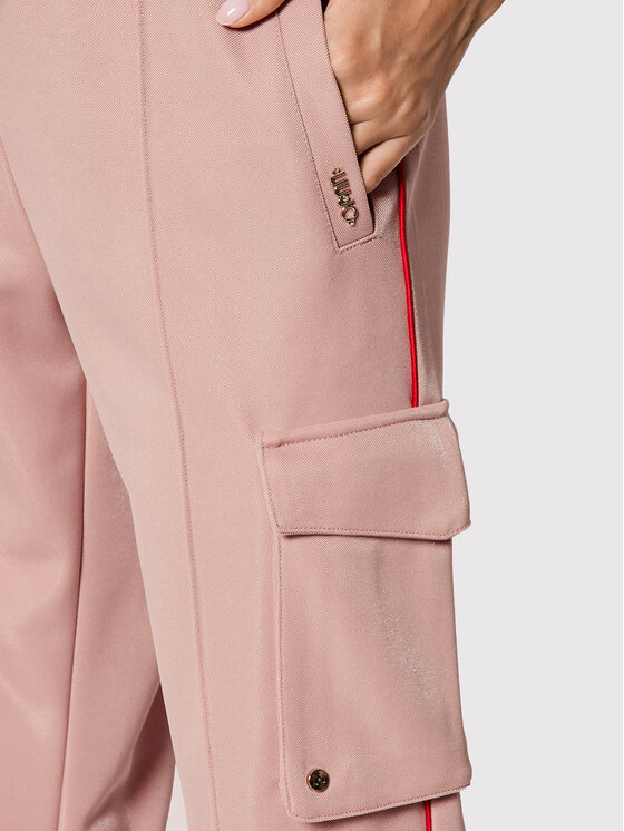 Liu Jo Sport Liu Jo Sport Stoffhose TF1058 J6241 Rosa Regular Fit