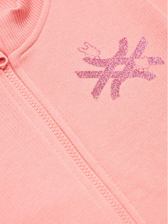 United Colors Of Benetton United Colors Of Benetton Суитшърт 3J70G5020 Розов Regular Fit