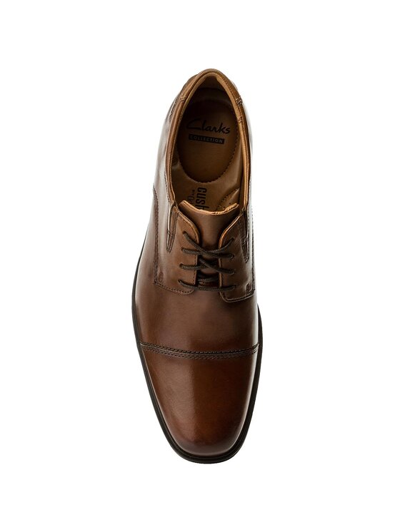 Clarks Clarks Nizki čevlji Tilden Cap 261300967 Rjava