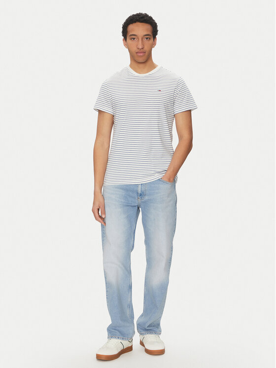 Tommy Jeans Tommy Jeans Majica DM0DM20377 Modra Slim Fit