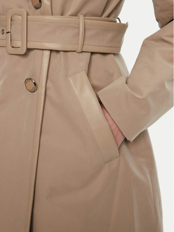 Guess Guess Tenchcoat W5RL14 WGWD2 Beige Regular Fit