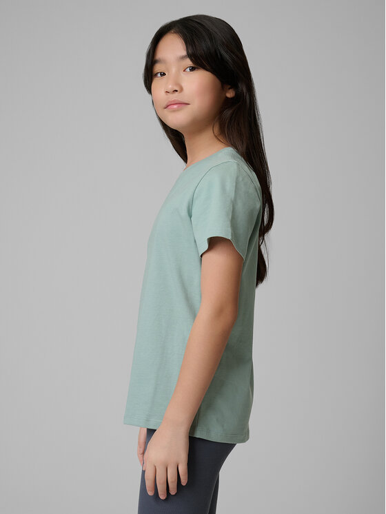 4F 4F T-Shirt BASIC+ Tyrkysová Regular Fit