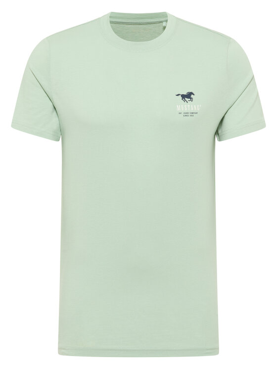Mustang Mustang T-Shirt Style Austin Zielony Regular Fit