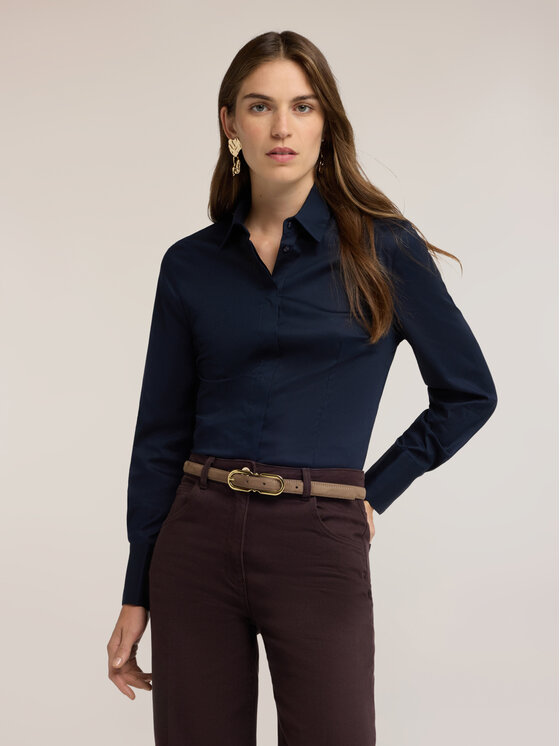 Motivi Motivi Camicia 5326QA00998N034 Blu Regular Fit