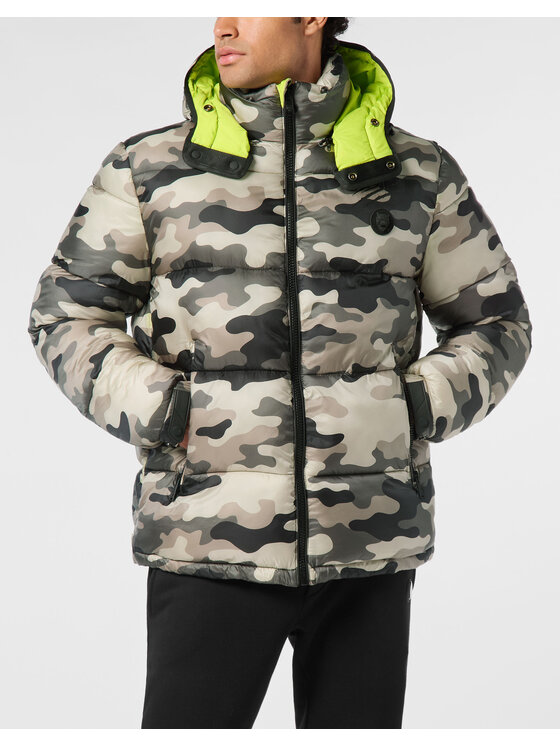 Plein Sport Plein Sport Giubbotto piumino 28313 Nero Regular Fit
