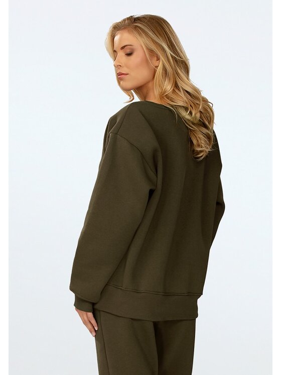 DKaren Sport DKaren Sport Bluza Rehema Khaki Relaxed Fit