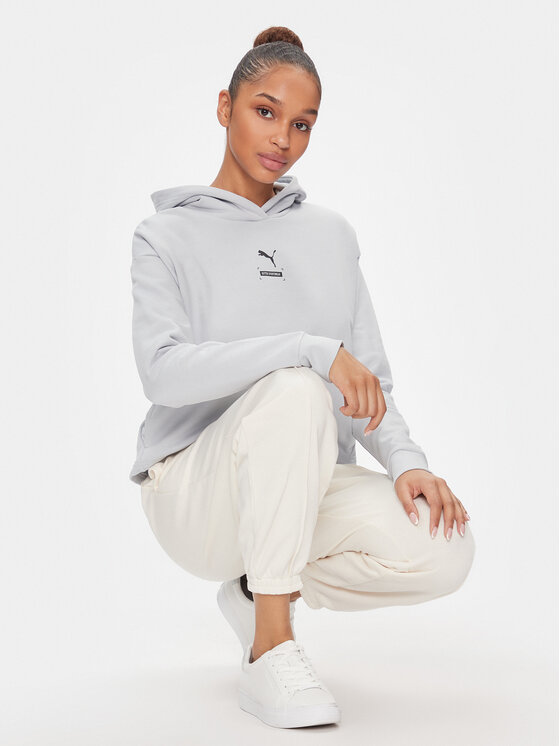 Puma Puma Džemperis 67003380 Pilka Regular Fit